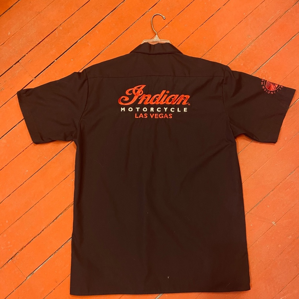 Dickies Indian motorcycle button up
